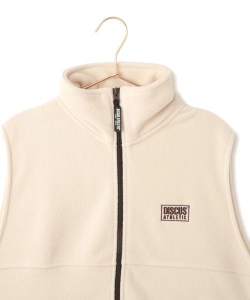DISCUS ATHLETIC（ディスカス　アスレチック）の「【DISCUS ATHLETIC/ディスカスアスレチック】フリースフルZIPベスト（その他アウター・レディース・キナリ/ブラック・38）」の5枚目の写真