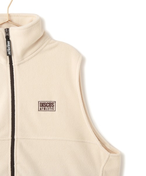 DISCUS ATHLETIC（ディスカス　アスレチック）の「【DISCUS ATHLETIC/ディスカスアスレチック】フリースフルZIPベスト（その他アウター・レディース・キナリ/ブラック・38）」の6枚目の写真
