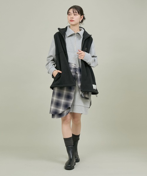 DISCUS ATHLETIC（ディスカス　アスレチック）の「【DISCUS ATHLETIC/ディスカスアスレチック】フリースフルZIPベスト（その他アウター・レディース・キナリ/ブラック・38）」の17枚目の写真