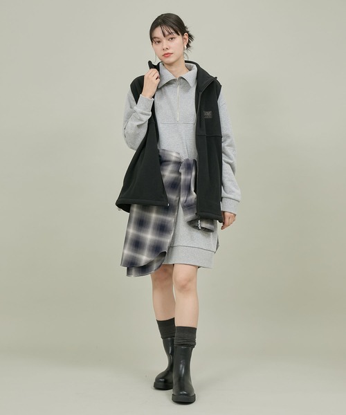 DISCUS ATHLETIC（ディスカス　アスレチック）の「【DISCUS ATHLETIC/ディスカスアスレチック】フリースフルZIPベスト（その他アウター・レディース・キナリ/ブラック・38）」の18枚目の写真