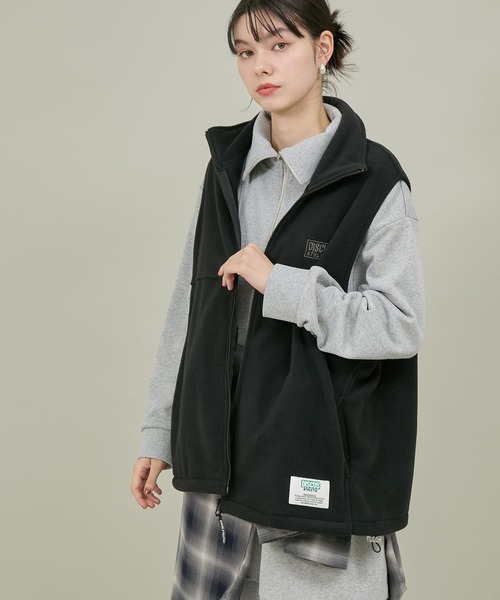 DISCUS ATHLETIC（ディスカス　アスレチック）の「【DISCUS ATHLETIC/ディスカスアスレチック】フリースフルZIPベスト（その他アウター・レディース・キナリ/ブラック・38）」の20枚目の写真