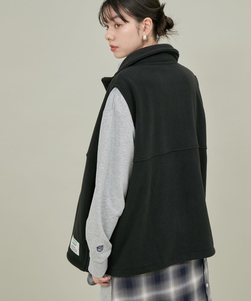 DISCUS ATHLETIC（ディスカス　アスレチック）の「【DISCUS ATHLETIC/ディスカスアスレチック】フリースフルZIPベスト（その他アウター・レディース・キナリ/ブラック・38）」の22枚目の写真