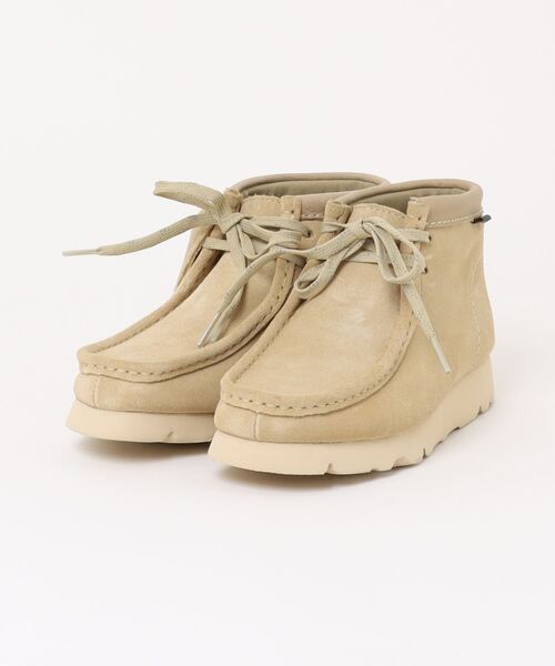 Clarks(クラークス)の「W's Wallabee Boot.GTX 26179261(モカシン/デッキシューズ・レディース・ベージュ・6/5h/4h/4/3h/3/5)」の11枚目の写真