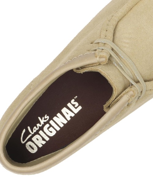 Clarks(クラークス)の「W's Wallabee Boot.GTX 26179261(モカシン/デッキシューズ・レディース・ベージュ・6/5h/4h/4/3h/3/5)」の9枚目の写真