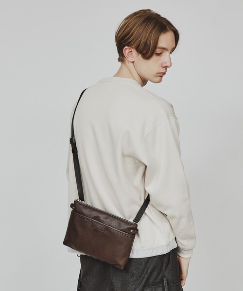 本物 アーペーセー A.P.C. レザー ショルダーバッグ ポシェット