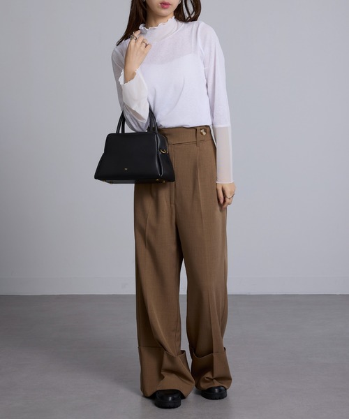 tov（トーヴ）の「【TOV】PETAL M T25S07B529（ショルダーバッグ・レディース・アイボリー/ブラック/ライトブルー/ネイビー/ブラウン・FREE）」の11枚目の写真