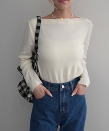 Rashik（ラシク）の「【Rashik】ボートネックニット（ニット/セーター）」