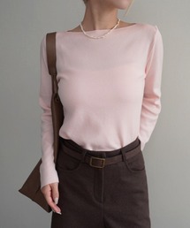 Rashik（ラシク）の「【Rashik】ボートネックニット（ニット/セーター）」