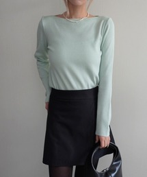 Rashik（ラシク）の「【Rashik】ボートネックニット（ニット/セーター）」