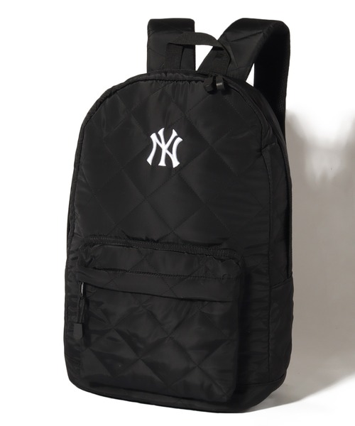 MLB(メジャーリーグベースボール)の「【MLB/メジャーリーグベースボール】キルティングデイパック(バックパック/リュック・メンズ・ブラック系2/ネイビー/ブラック系1/ブラック系3・FREE)」の2枚目の写真