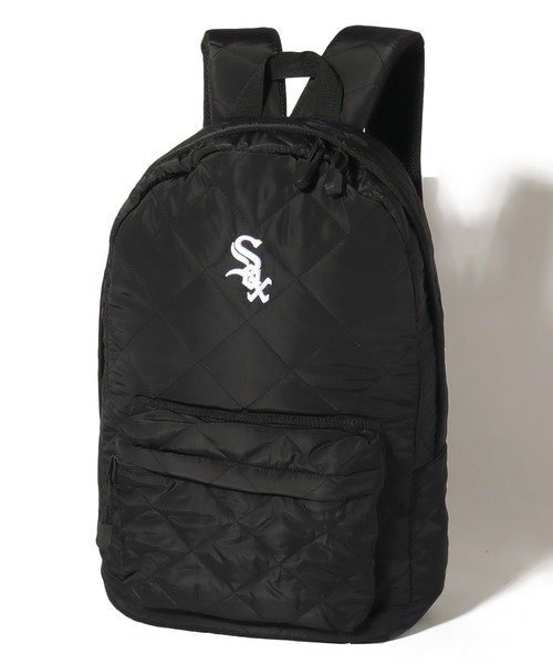 MLB(メジャーリーグベースボール)の「【MLB/メジャーリーグベースボール】キルティングデイパック(バックパック/リュック・メンズ・ブラック系2/ネイビー/ブラック系1/ブラック系3・FREE)」の1枚目の写真