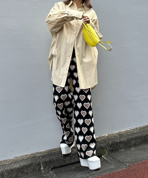 美品 ◆ Deuxieme Classe  定価3,3万　ニット　パンツ ダマスク柄ニットパンツ（その他パンツ）｜antiqua（アンティカ