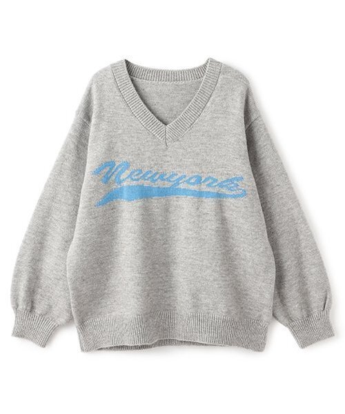 【セール】ニューヨークVネックニット（ニット/セーター）｜Mi-je（ミジェ）