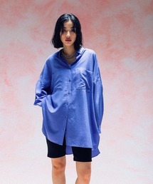 LEPSIM | サラキレポンチョ長袖シャツチュニック　242480(シャツ/ブラウス)