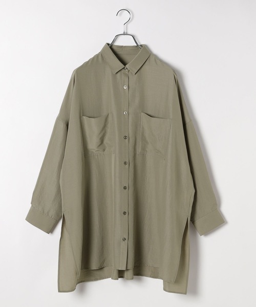 セール】サラキレポンチョ長袖シャツチュニック 242480（シャツ