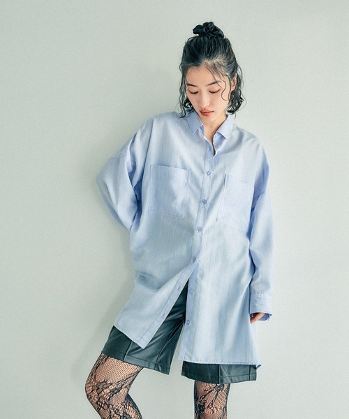 ブラウス シャツ サラキレポンチョ長袖シャツチュニック　242480 レディース LEPSIM ブラウス シャツ サラキレポンチョ長袖シャツチュニック