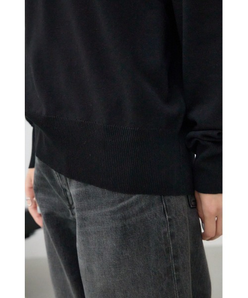 AZUL by moussy（アズールバイマウジー）の「ショルダーバイカラーニット（ニット/セーター・レディース・ブルー系その他/ピンク/ピンク系その他/アイボリー・FREE）」の17枚目の写真