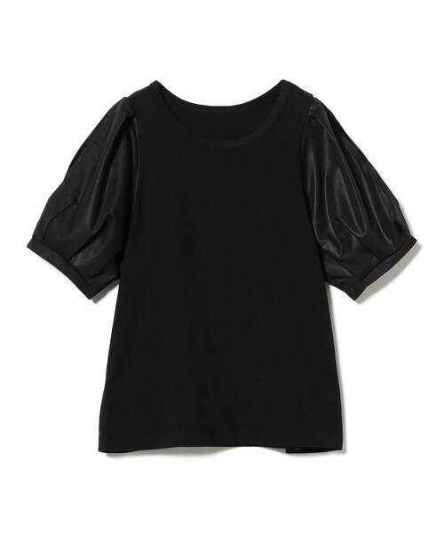 Ray BEAMS（レイビームス）の「スリット パフスリーブ Tシャツ [洗える]（Tシャツ/カットソー・レディース・ホワイト/ブラック/クリーム・ONE SIZE）」の19枚目の写真