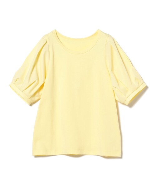 Ray BEAMS（レイビームス）の「スリット パフスリーブ Tシャツ [洗える]（Tシャツ/カットソー・レディース・ホワイト/ブラック/クリーム・ONE SIZE）」の22枚目の写真