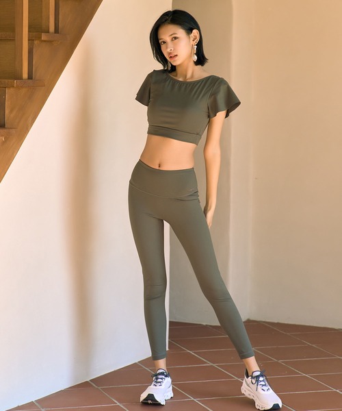 Ungrid（アングリッド）の「UNGRID/アングリッド 水着/レギンス/フィットネス/水陸両用 レギンスFIT 550301（レギンス/スパッツ・レディース・ブラック/カーキ・L/M）」の22枚目の写真