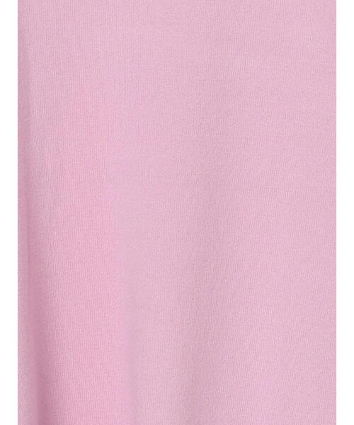 Te chichi TERRASSE（テチチテラス）の「総針Vネックニット（ニット/セーター・レディース・オフホワイト/ピンク/グレー・F）」の17枚目の写真