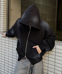 EPNK | 【EPNK】Cropped spray zip hoodie / クロップドスプレージップフーディ(パーカー)