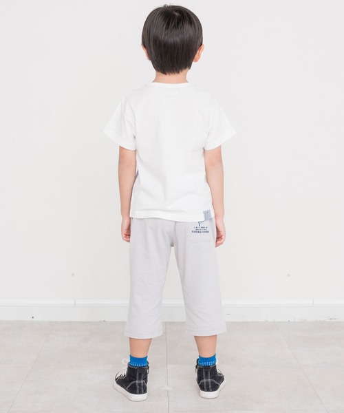 RAGMART（ラグマート）の「切り替えTシャツ（Tシャツ/カットソー・キッズ・グレー/カーキ/オフホワイト・95cm/90cm/80ｃｍ）」の6枚目の写真