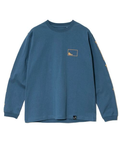go slow caravan（ゴースローキャラバン）の「USA/C スクエアLOGOバックプリント ロングスリーブ TEE（Tシャツ/カットソー・メンズ・ブルー/ブラック/ホワイト/イエロー・MEDIUM/LARGE/X-LARGE）」の10枚目の写真
