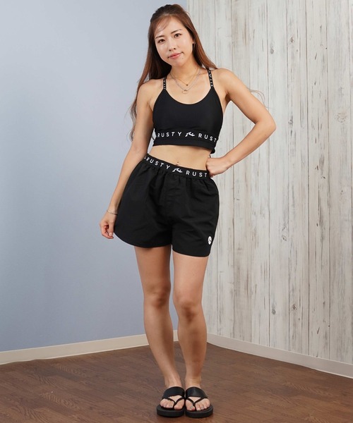 RUSTY/ラスティー 水着 4点セット 水陸両用 UVカット RUSTY/ラスティー 4点セット 水着 水陸両用 UVカット 925805