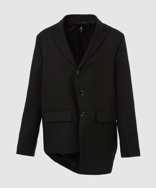 ANREALAGE（アンリアレイジ）の「BALL POLYESTER JACKET（テーラードジャケット・レディース・グレー/ブラック・48/46）」の2枚目の写真