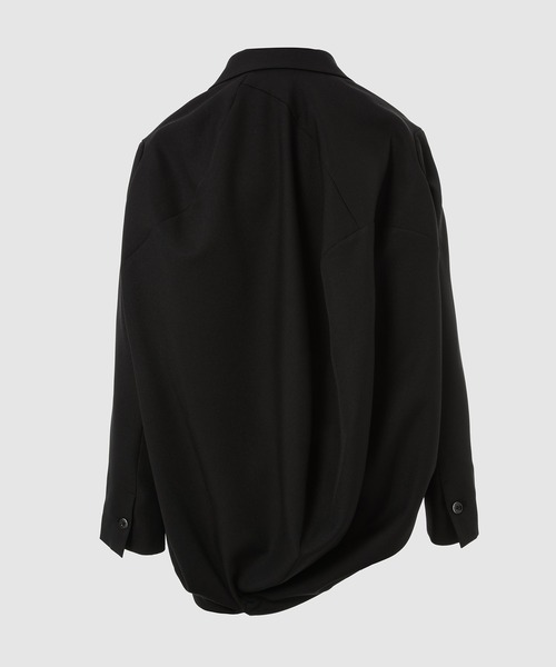 ANREALAGE（アンリアレイジ）の「BALL POLYESTER JACKET（テーラードジャケット・レディース・グレー/ブラック・48/46）」の3枚目の写真