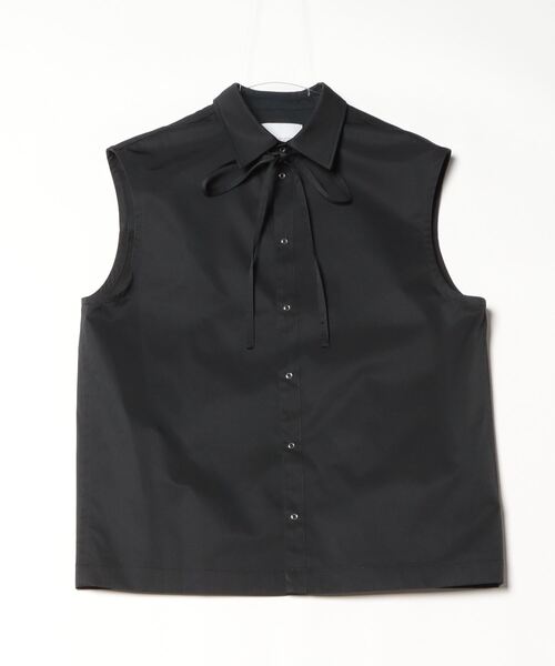 VOAAOV(ヴォアーブ)の「【VOAAOV】BIO TWILL No Sleeve Shirt(シャツ/ブラウス・メンズ・ブラック/レッド/ライトブラウン・1)」の13枚目の写真