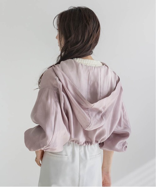 RANDA(ランダ)の「ジップアップブルゾン(ブルゾン・レディース・クリーム/ホワイト/ピンク・0/1)」の16枚目の写真