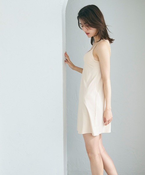 coca（coca）（コカ）の「ペチコートワンピース（インナーウェア/肌着・レディース・アイボリー/グレイッシュベージュ/ブラック/ライトベージュ・S/L/M）」の17枚目の写真