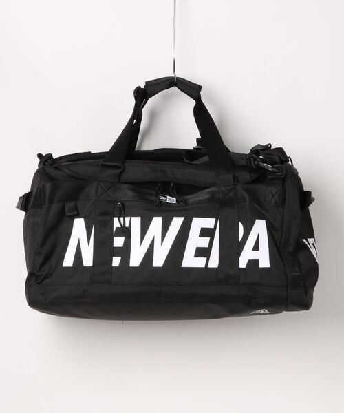 NEW ERA（ニューエラ）の「【NEW ERA/ニューエラ】CLUB DUFFLE BAG（ボストンバッグ・メンズ・ブラック×ホワイト/ブラック・FREE）」の7枚目の写真