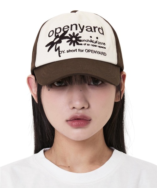 ★OY★BLOOM LOGO CAP - BLACK★正規品/韓国直送料込/人気 OY/オーワイ』 BLOOM LOGO CAP/ブルームロゴキャップ(キャップ