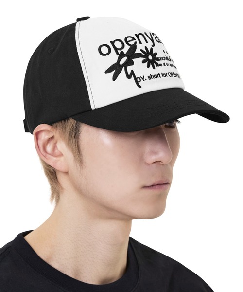★OY★BLOOM LOGO CAP - BLACK★正規品/韓国直送料込/人気 OY/オーワイ』 BLOOM LOGO CAP/ブルームロゴキャップ（キャップ