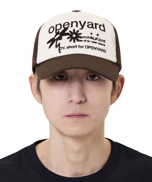 OY(オーワイ)の「『OY/オーワイ』 BLOOM LOGO CAP/ブルームロゴキャップ(キャップ・レディース・ブラウン/ブラック・FREE)」の7枚目の写真