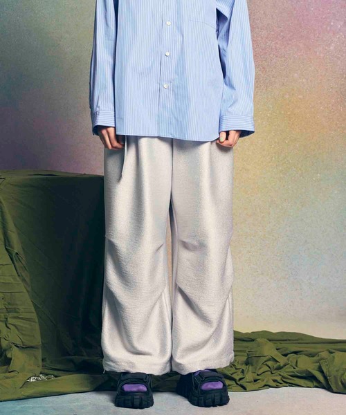 メゾンスペシャル、サイドラインチェックパンツYOASOBI ￼ ZOZOTOWN