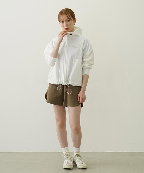 Ocean Pacific（オーシャンパシフィック）の「MILKFED. × OP RASH GUARD ZIP HOODIE（ラッシュガード・レディース・ネイビー/ブラック/ホワイト・ONE SIZE）」の12枚目の写真