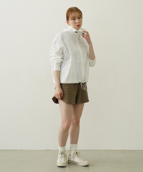 Ocean Pacific（オーシャンパシフィック）の「MILKFED. × OP RASH GUARD ZIP HOODIE（ラッシュガード・レディース・ネイビー/ブラック/ホワイト・ONE SIZE）」の14枚目の写真