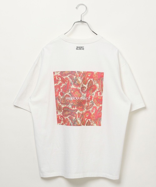 AMERICAN RAG CIE(アメリカンラグシー)の「【AMERICAN RAG CIE】ペイズリーTシャツ(ユニセックス)(Tシャツ/カットソー・レディース・ホワイト・LARGE/MEDIUM)」の12枚目の写真