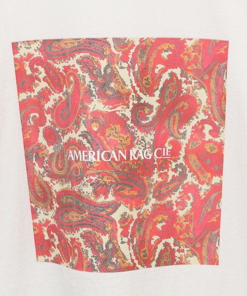 AMERICAN RAG CIE(アメリカンラグシー)の「【AMERICAN RAG CIE】ペイズリーTシャツ(ユニセックス)(Tシャツ/カットソー・レディース・ホワイト・LARGE/MEDIUM)」の14枚目の写真