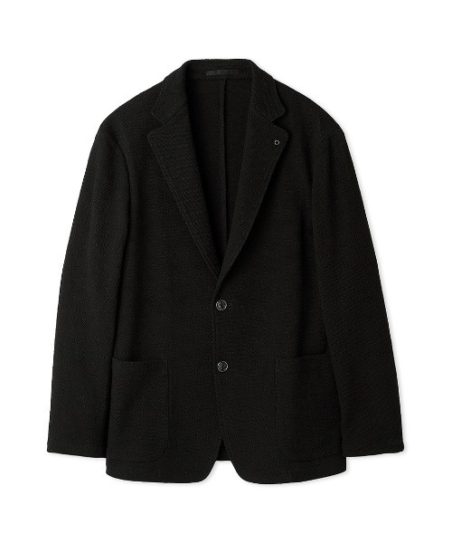 AOURE（アウール）の「ミックスツィードジャケット（テーラードジャケット・メンズ・オフホワイト/ブラック・LARGE/MEDIUM）」の2枚目の写真