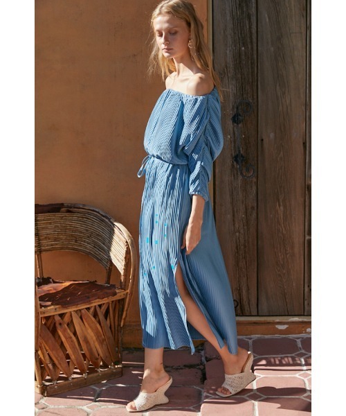 ワンピース Estella.K Isabel Lace Belted Dress Capri Dreams Lace Dress フロントクロスレースドレス