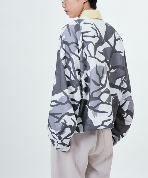 M TO R（ムウトアール）の「NEW CAMO PRINT SWEAT SHIRTS（スウェット・レディース・ホワイト/ベージュ系その他・38/40/42）」の5枚目の写真