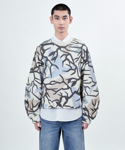 M TO R（ムウトアール）の「NEW CAMO PRINT SWEAT SHIRTS（スウェット・レディース・ホワイト/ベージュ系その他・38/40/42）」の20枚目の写真