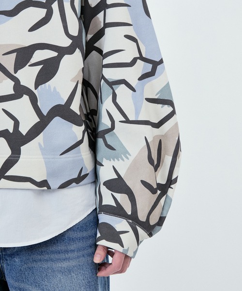 M TO R（ムウトアール）の「NEW CAMO PRINT SWEAT SHIRTS（スウェット・レディース・ホワイト/ベージュ系その他・38/40/42）」の16枚目の写真