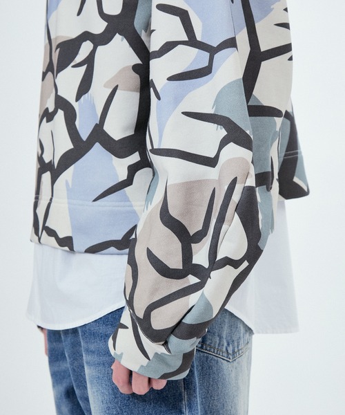 M TO R（ムウトアール）の「NEW CAMO PRINT SWEAT SHIRTS（スウェット・レディース・ホワイト/ベージュ系その他・38/40/42）」の15枚目の写真