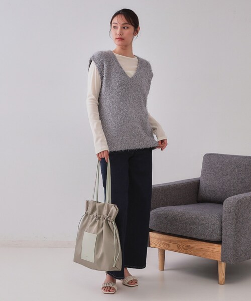 セール】【A4サイズ対応】巾着ドロストーリングトートバッグ（トート